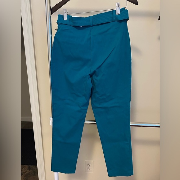Women’s Turquoise Ankle Length Pants - Picture 4 of 5